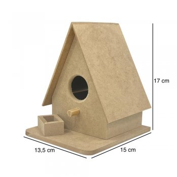 Casa De Passarinho Holandesa 13,5x15x17