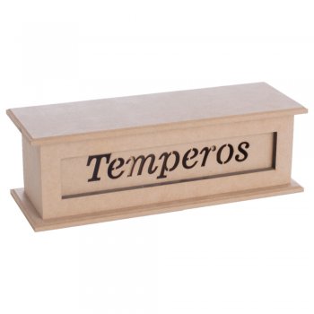 Caixa Porta Temperos Vazado 26,5X8X8