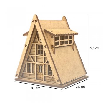 Casa Laser Nº4 8,5x7,5x9,5