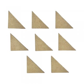 Kit Com 8 Triângulos Para "Pezinho" 3,5x3,5