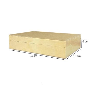 Caixa Pino Baixa Pinus 24x16x6