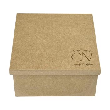 Caixa Tampa De Sapato COM GRAVAÇÃO Para Casamento 20x20x10