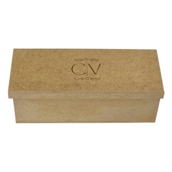Caixa Para Mini Vinho Ou Mini Chandon COM GRAVAÇÃO Para Casamento 25x9,5x8,5