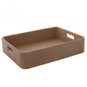 Bandeja Retangular Arredondada Grande 40X30X8,5