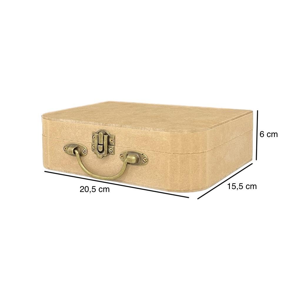 MDF na Web - cod: 3251 - Maleta Mini Com Alça De Metal Pequena 20