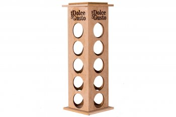 Torre a Laser Vazada Para Cápsula De Café Dolce Gusto 12X12X36ALT