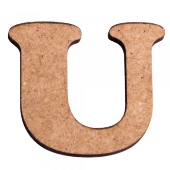 Laser Letra "U" Coperblack 3cm