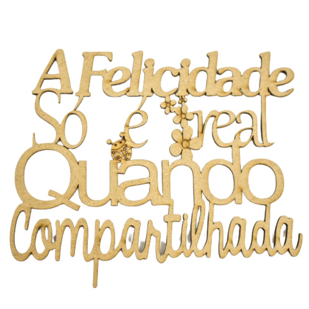 MDF na Web - cod: 114 - Aplique Frase 